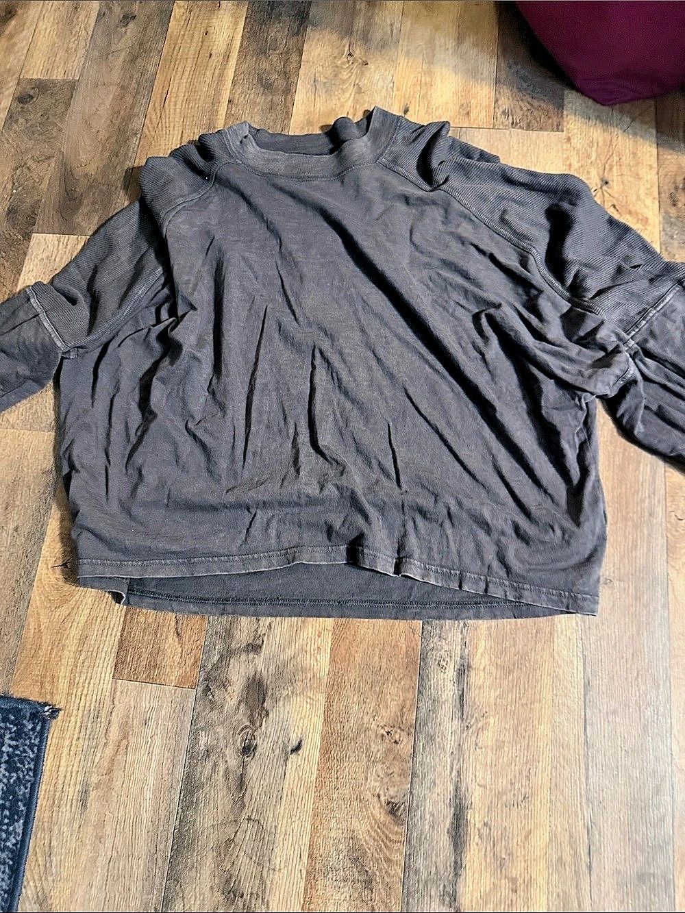 Aerie Long Sleeve Top Gray XL